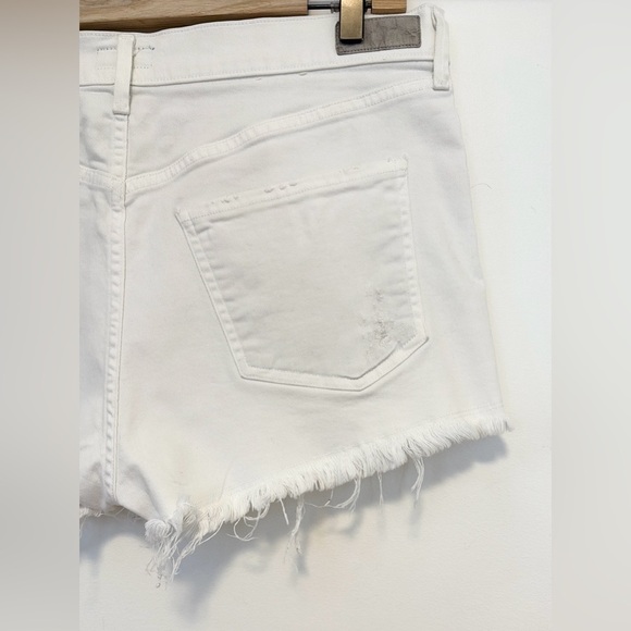 Agolde White Jean Shorts - Picture 4 of 11